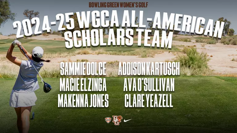 Women's Golf Lands Six on WGCA All-American Scholar Team