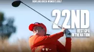 BGSU Women's Golf Earns National Recognition for Team GPA