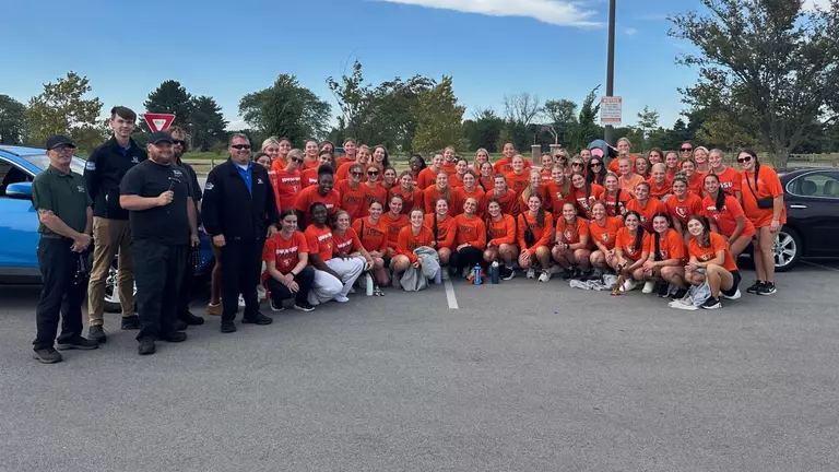 Student-Athletes Learn Car Maintenance Skills in Workshop with Thayer Honda and Thayer CDJR