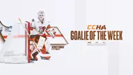 Jacob Steinman Named CCHA Goalie of the Week