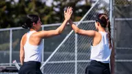 Falcons Claim Doubles Point in First Game in California