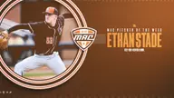 Ethan Stade Named MAC Pitcher Of The Week