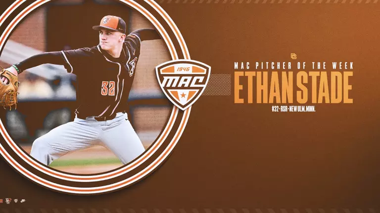Ethan Stade Named MAC Pitcher Of The Week