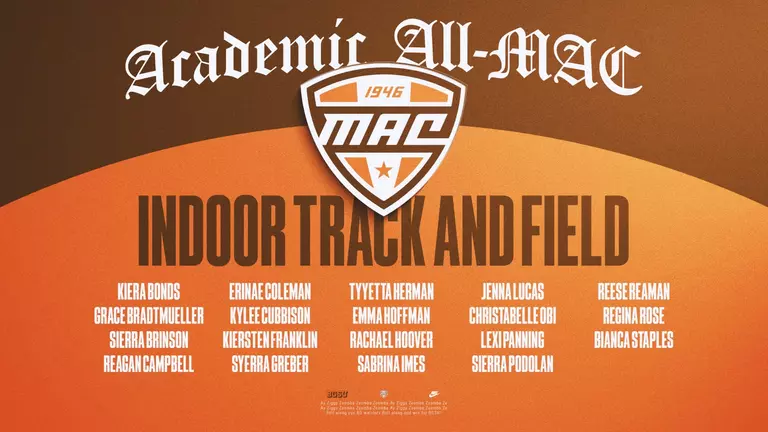 19 Falcons Make Indoor Track and Field Academic All-MAC Team