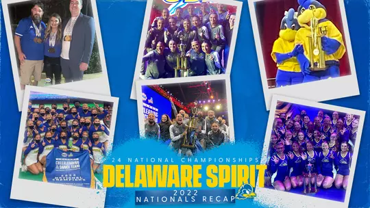 UD Spirit Program Standout at Nationals, Brings Home Small Coed Game Day And Hip Hop Dance Titles