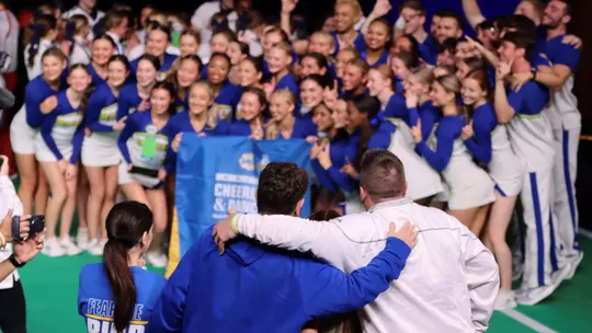 UD Spirit Program Hoists Up Three National Titles