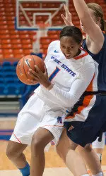 Askew Helps Boise State Hold Off Cal State Fullerton 66-64