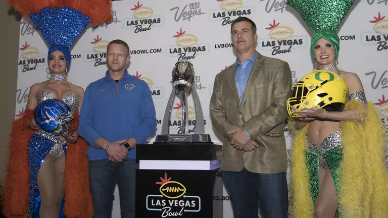 Broncos, Ducks Face Off In Las Vegas