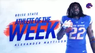 Mattison Named Boise State Athlete of the Week