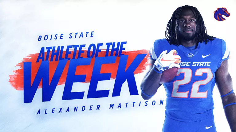 Mattison Named Boise State Athlete of the Week