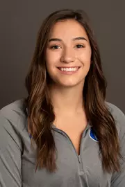 Marti Erlam portrait, Swim & Dive, Athletics, Photo by Priscilla Grover