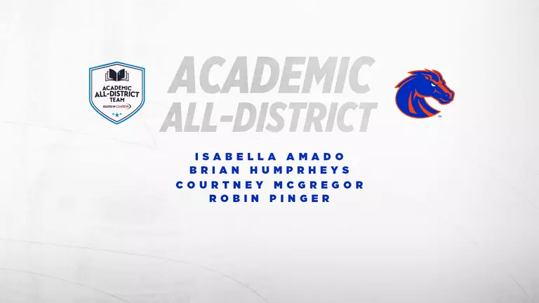Four Broncos Earn District Academic Honor