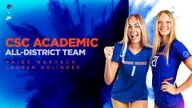 Ohlinger and Bartsch Earn Academic All-District Honors