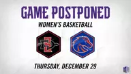 Women's Basketball Game Against San Diego State Postponed
