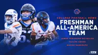 Bronco Trio Earns Freshman All-America Honors