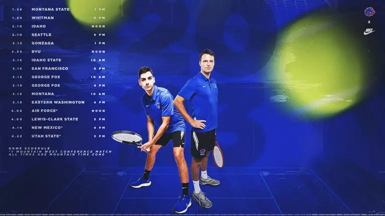 Men's Tennis 2023 Spring Schedule Released