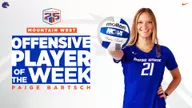 Bartsch Named MW Offensive Player of the Week
