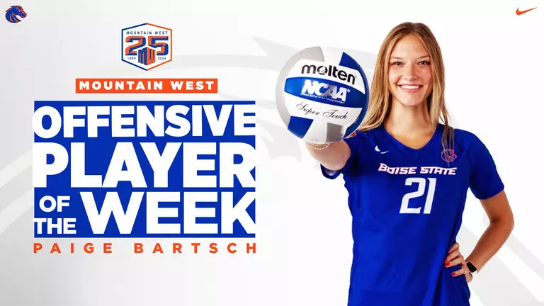 Bartsch Named MW Offensive Player of the Week