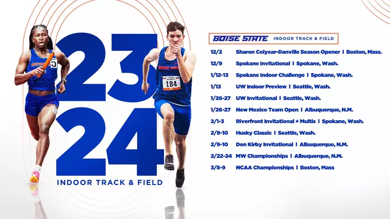 Boise State Announces 2023-24 Indoor Track and Field Schedule
