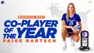Bartsch Named MW Co-Player of the Year, Kaminski Makes All-MW Team