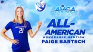 Bartsch Receives AVCA All-American Honorable-Mention Recognition