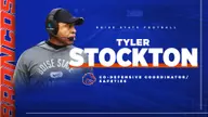Boise State Adds Tyler Stockton to Football Coaching Staff