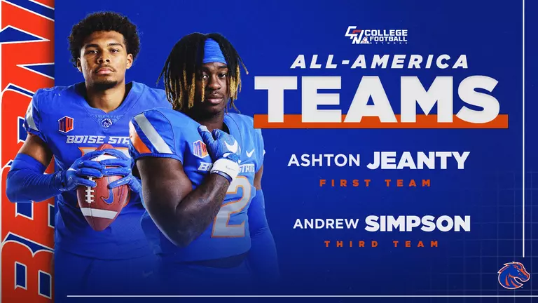 Jeanty, Simpson Claim All-America Honors from CFN