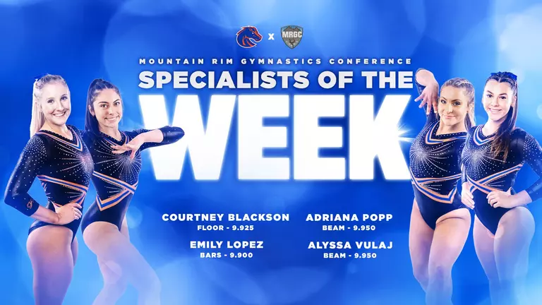 Bronco Quartet Earns MRGC Weekly Awards