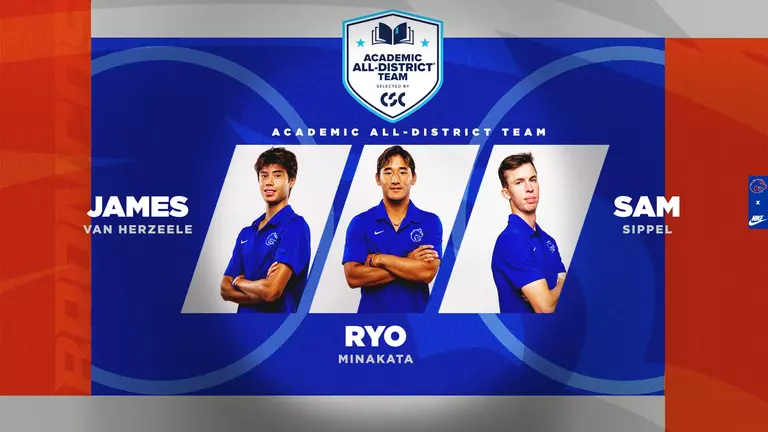 Men’s Tennis Has Three Named Academic All-District