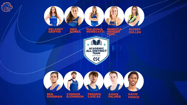 Broncos Garner 10 Academic All-District Honors