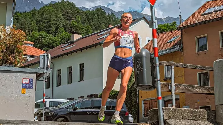 Wood Finishes as Top Female American in the Mountain Classic Junior Race