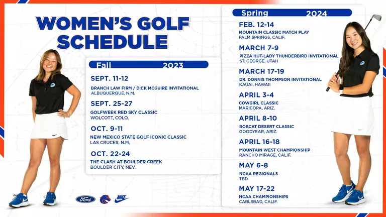 Women's Golf Announces Schedule