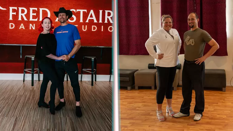 Downs and Roghaar Taking Part in Treasure Valley Dancing with the Stars