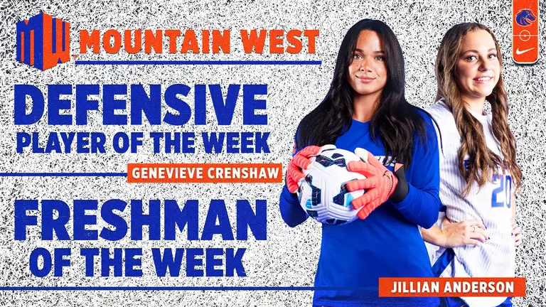 Crenshaw, Jillian Anderson Earn Mountain West Weekly Honors