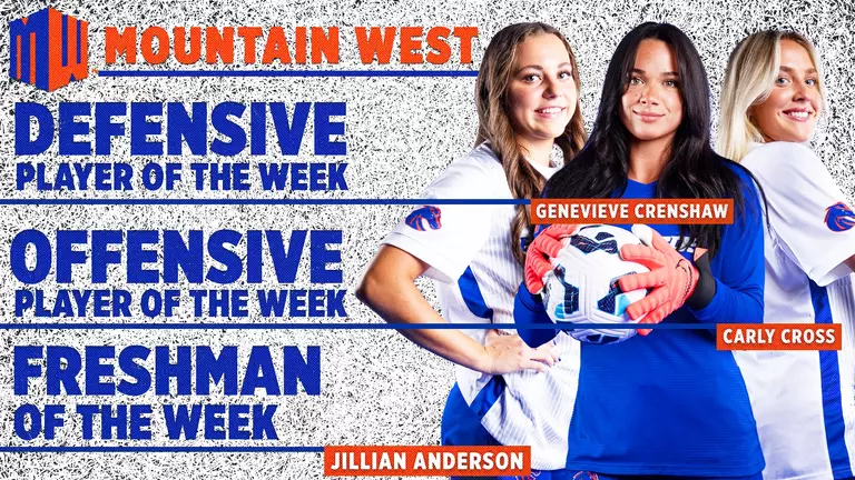 Boise State Soccer Sweeps Mountain West Player of the Week Accolades