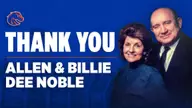 Boise State Athletics Receives Historic $25M Gift from Allen and Billie Dee Noble Estate