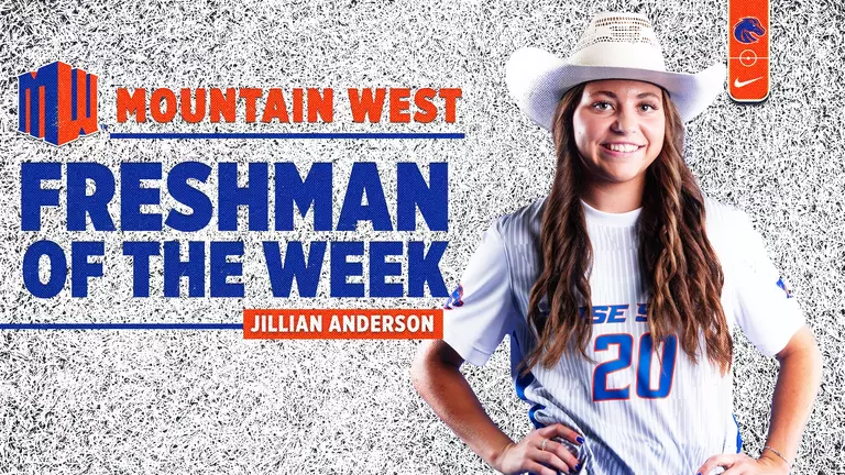 Jillian Anderson Named Mountain West Freshman of the Week