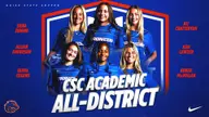 Six Broncos Tabbed to CSC Academic All-District Team