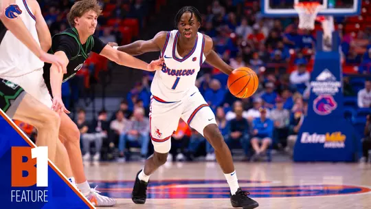 How did Bronco men’s basketball coaches discover an “OKG” (Our Kind of Guy) in Angola?