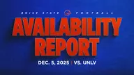 Gameday Availability Report