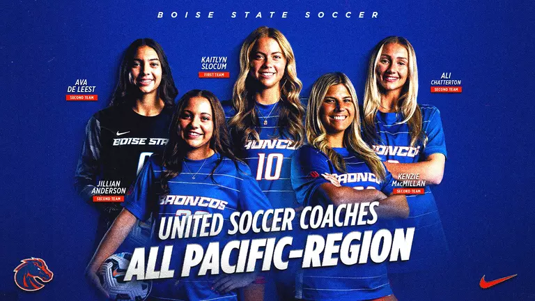 Five Broncos Selected to All-Pacific Region Teams