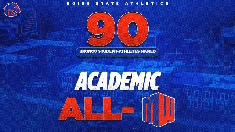 Bronco Athletics Celebrates 90 Student-Athletes on Academic All-Mountain West Team