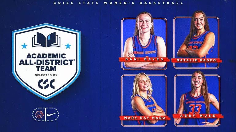 Four Broncos Named CSC Academic All-District
