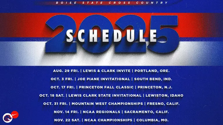 Boise State Cross Country Announces 2025 Schedule