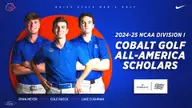 Cushman, Meyer, Rueck Named 2024-25 NCAA Division I Cobalt Golf All-America Scholars