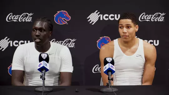Boise State Men's Basketball Press Conference - Jikany Deang & Ethan Lathan