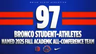 97 Bronco Student-Athletes Named to MW Academic All-Conference Team