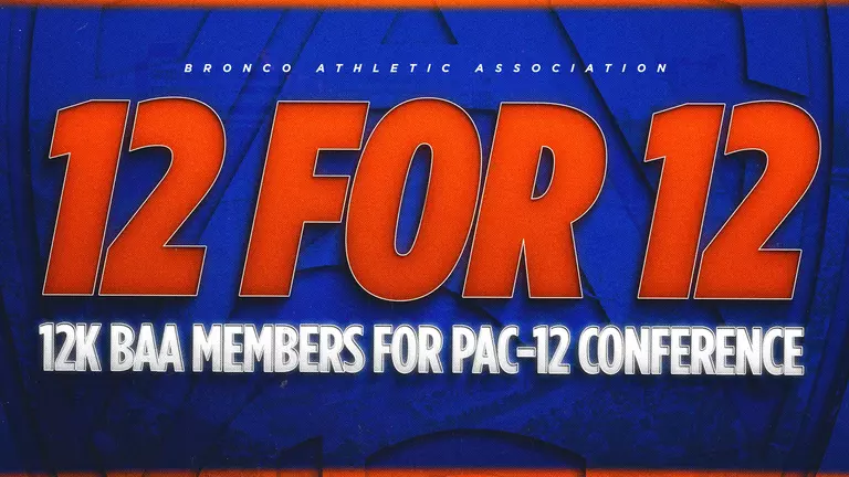 Bronco Athletic Association Targeting 12K Members for Move to Pac-12 Conference