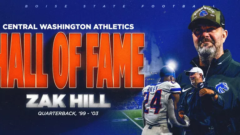 Zak Hill to be Inducted to Central Washington Athletics Hall of Fame