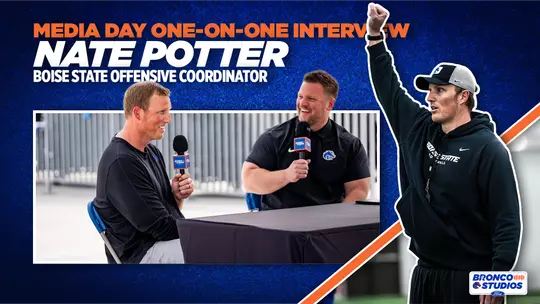 Media Day 1-on-1 with Offensive Coordinator Nate Potter